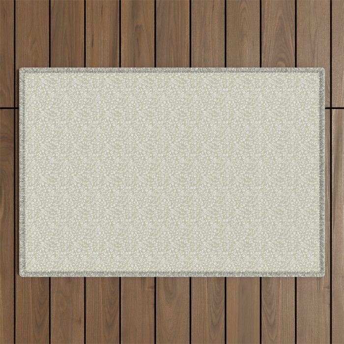 Ditsy Toile Floral - Sage Outdoor Rug Gallery Image 1