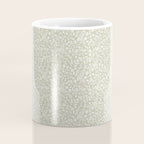 Ditsy Toile Floral - Sage Coffee Mug Gallery Image 4