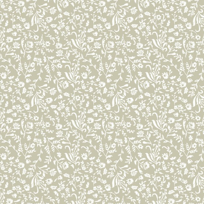 Ditsy Toile Floral - Sage Coffee Mug Gallery Image 2