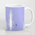 Periwinkle Cheetah Coffee Mug Gallery Image 1