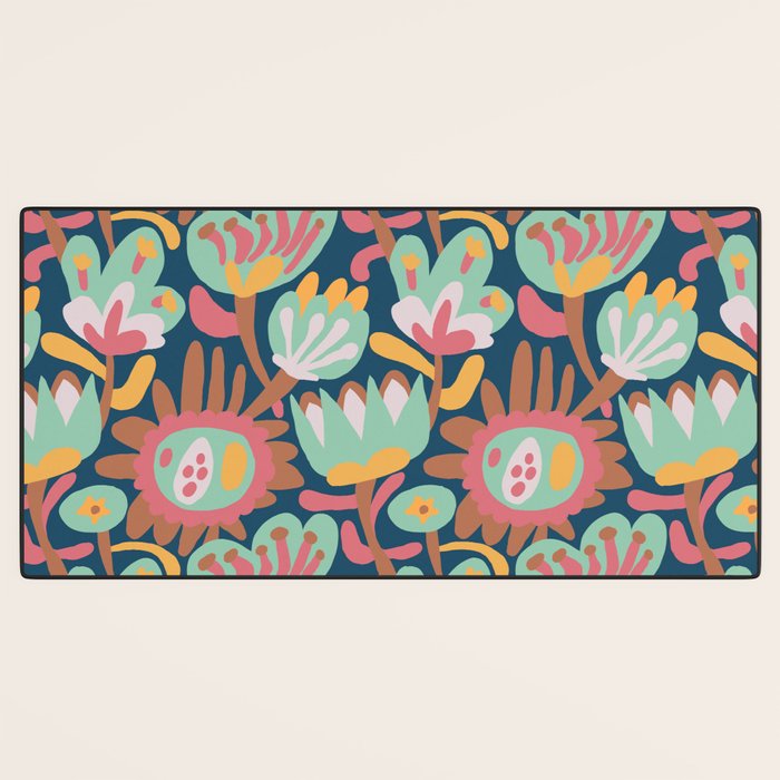 Meadow with flowers Desk Mat Gallery Image 3