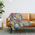 Meadow with flowers Throw Blanket Gallery Image 1