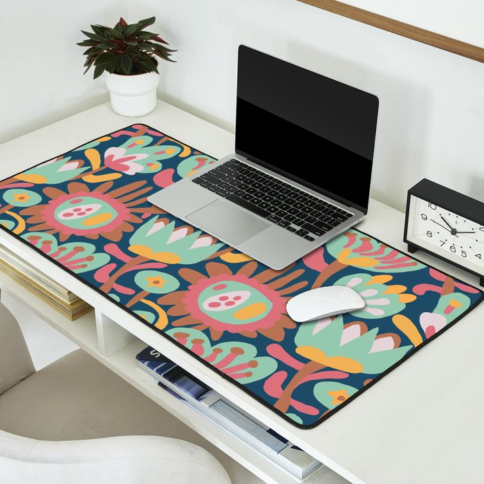 Meadow with flowers Desk Mat Gallery Image 2