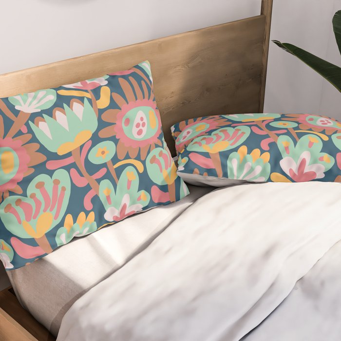 Meadow with flowers Pillow Sham Gallery Image 2