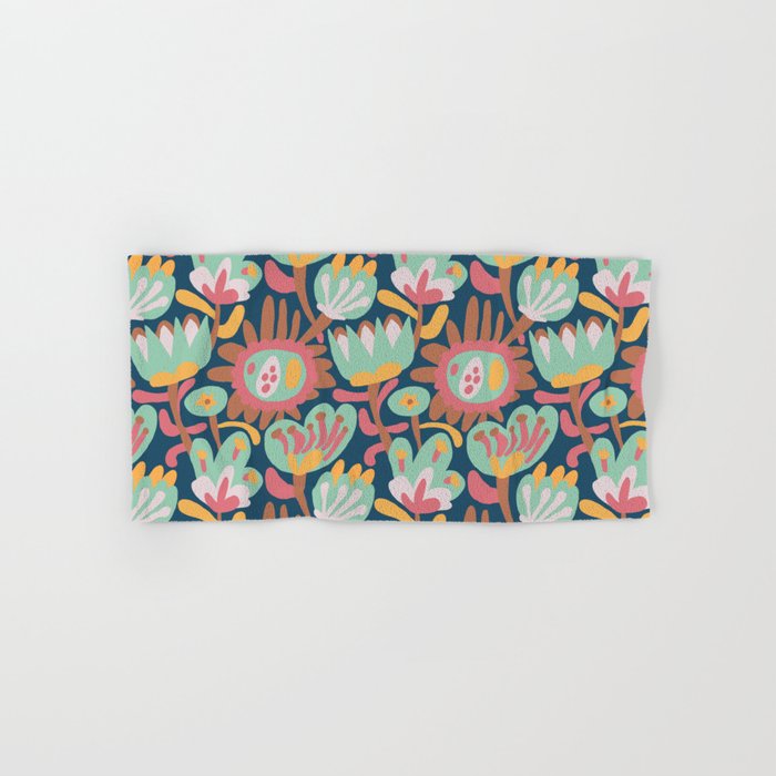 Meadow with flowers Bath Towel Gallery Image 1