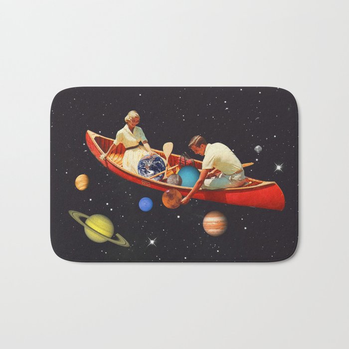 Big Bang Generation - A romantic boat ride amongst planets & stars in space Bath Mat Gallery Image 1