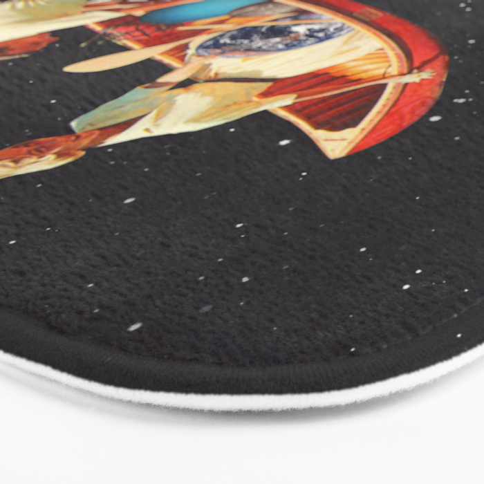 Big Bang Generation - A romantic boat ride amongst planets & stars in space Bath Mat Gallery Image 3