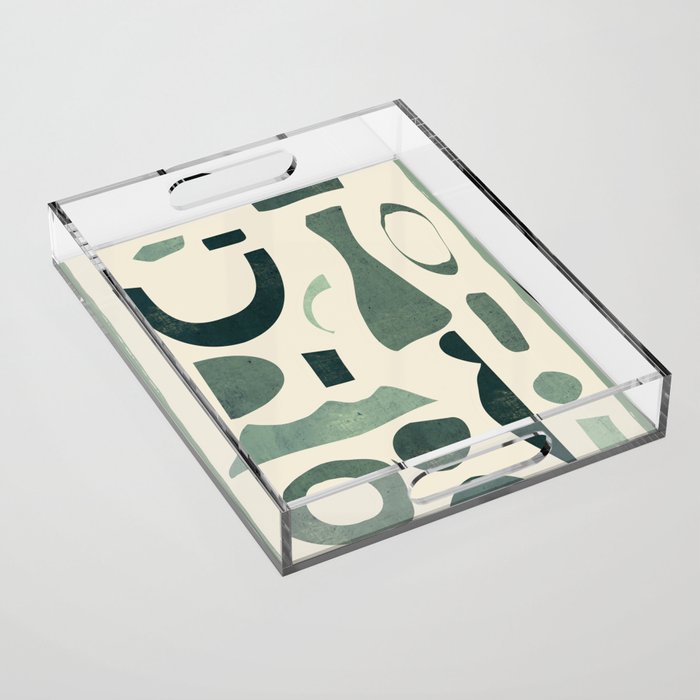 Abstract Shapes 38/4 Acrylic Tray Gallery Image 1