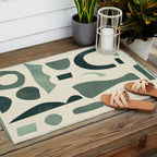 Abstract Shapes 38/4 Outdoor Rug Gallery Image 2