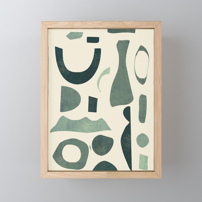 Abstract Shapes 38/4 Mini Art Print Gallery Image 1