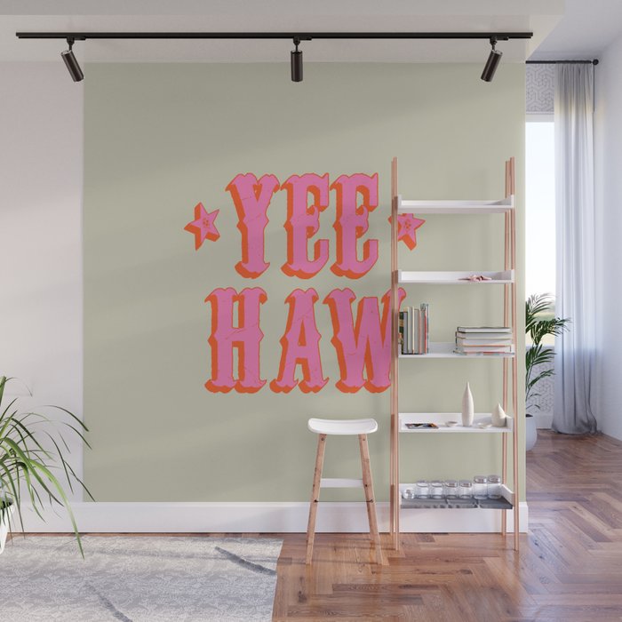 Yee Haw Wall Mural Gallery Image 1