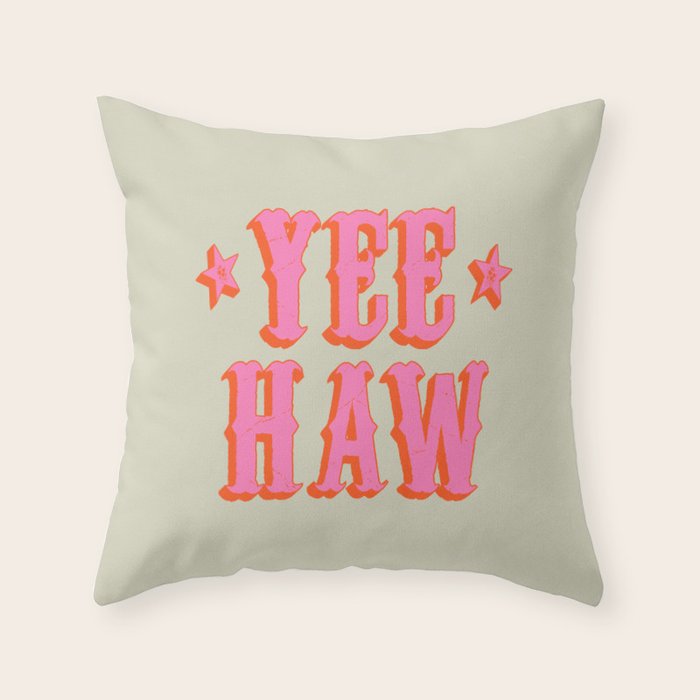 Yee Haw Throw Pillow Gallery Image 6