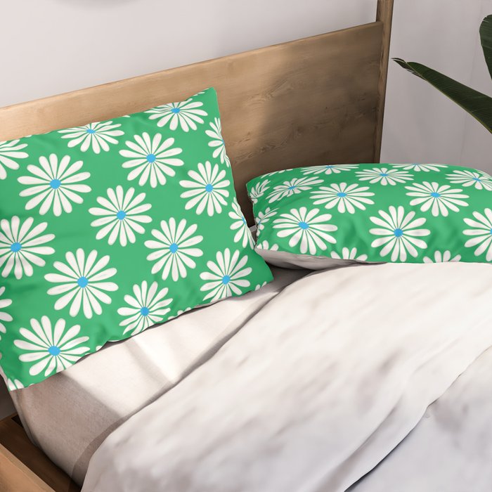 Floral Maze 2 Pillow Sham Gallery Image 2