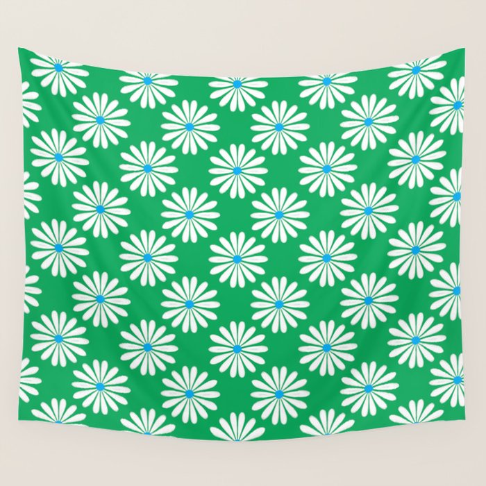 Floral Maze 2 Wall Tapestry Gallery Image 4