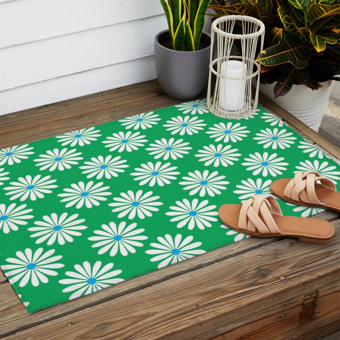 Floral Maze 2 Outdoor Rug Gallery Image 2