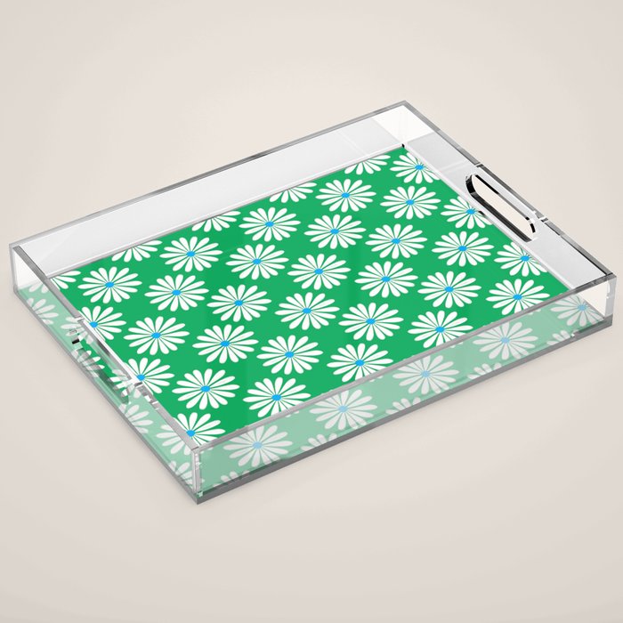 Floral Maze 2 Acrylic Tray Gallery Image 1