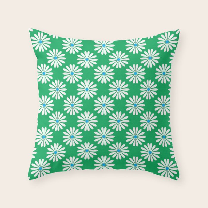 Floral Maze 2 Throw Pillow Gallery Image 6