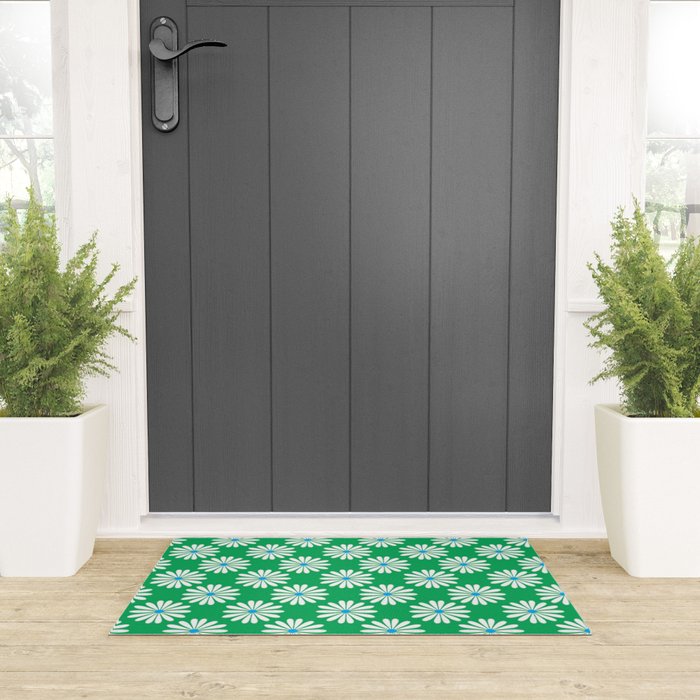 Floral Maze 2 Welcome Mat Gallery Image 3
