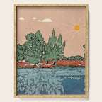 Colorful Wild Landscape 2 Serving Tray Gallery Image 1