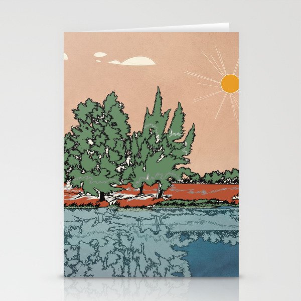 Colorful Wild Landscape 2 Stationery Card Gallery Image 2