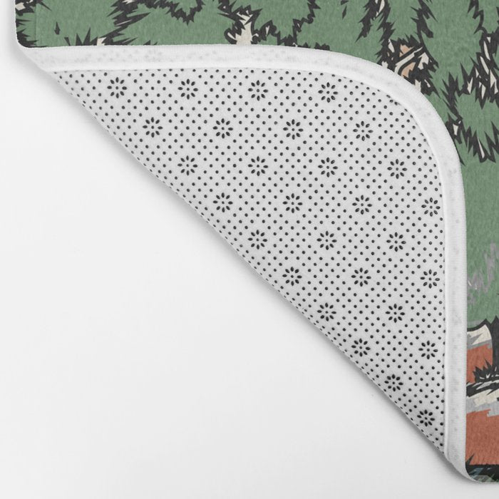 Colorful Wild Landscape 2 Bath Mat Gallery Image 2