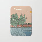 Colorful Wild Landscape 2 Bath Mat Gallery Image 1