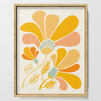 Summer Wildflowers in Golden Yellow Serving Tray Gallery Image 1