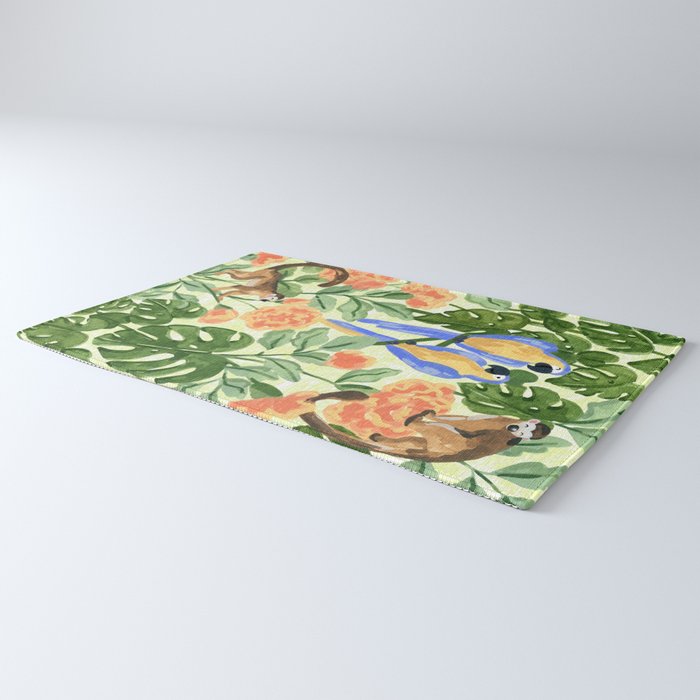 Monkeys and Parrots Rug Gallery Image 3