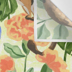 Monkeys and Parrots Wall Tapestry Gallery Image 3