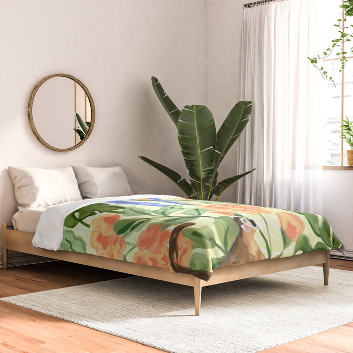 Monkeys and Parrots Comforter Gallery Image 2