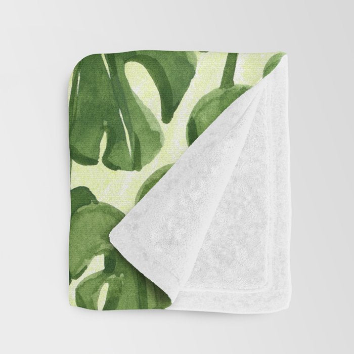 Monkeys and Parrots Throw Blanket Gallery Image 3
