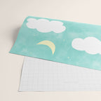 The Pursuit Of Happiness, Woman Ocean Travel Swim Illustration, Bohemian Fashion Tropical Wrapping Paper Gallery Image 2