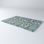 William Morris Granada Teal Blue Green Rug Gallery Image 3