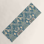 William Morris Granada Teal Blue Green Yoga Mat Gallery Image 1