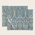 William Morris Granada Teal Blue Green Placemat Gallery Image 1