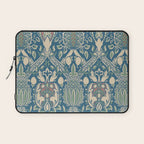 William Morris Granada Teal Blue Green Laptop Sleeve Gallery Image 1