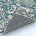 William Morris Granada Teal Blue Green Rug Gallery Image 4