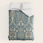 William Morris Granada Teal Blue Green Comforter Gallery Image 6