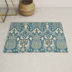 William Morris Granada Teal Blue Green Rug Gallery Image 1