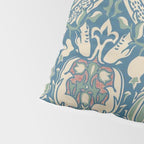 William Morris Granada Teal Blue Green Pillow Sham Gallery Image 4