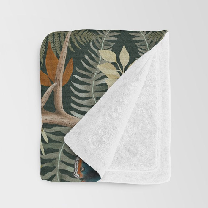 Whimsical Deer Antlers Throw Blanket Gallery Image 3