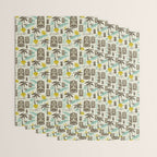 Island Tiki - Tan Wrapping Paper Gallery Image 3
