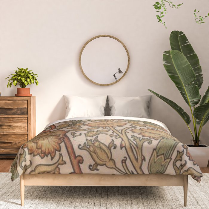 William Morris Rose and Rose, William Morris floral design  Comforter Gallery Image 3
