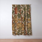 William Morris Rose and Rose, William Morris floral design  Window Curtain Gallery Image 3