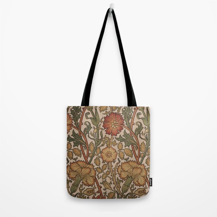 William Morris Rose and Rose, William Morris floral design  Tote Bag Gallery Image 2