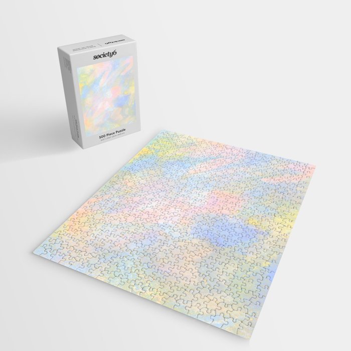 Sunset, Abstract Expression (5) Jigsaw Puzzle Gallery Image 2