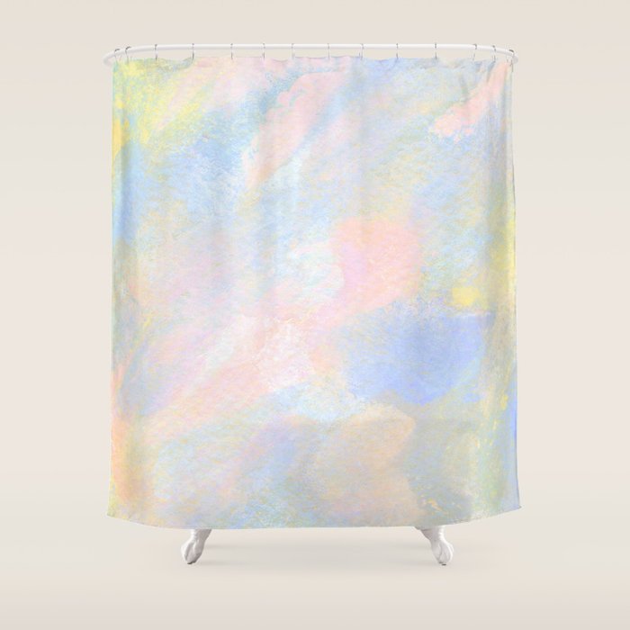 Sunset, Abstract Expression (5) Shower Curtain Gallery Image 1