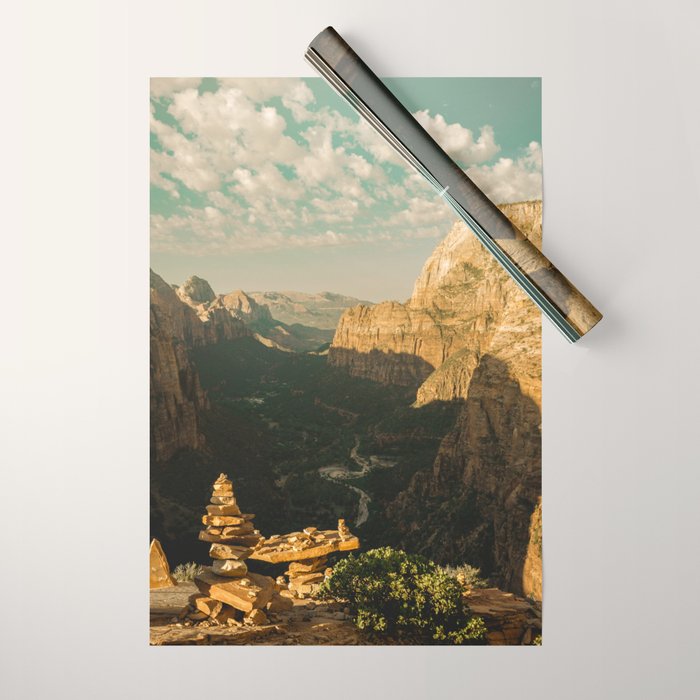 Zion Mornings - National Parks Nature Photography Wrapping Paper Gallery Image 1