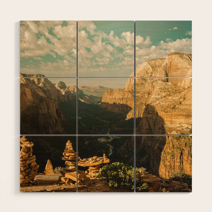 Zion Mornings - National Parks Nature Photography Wood Wall Art Gallery Image 1