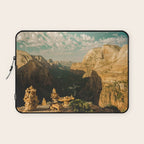 Zion Mornings - National Parks Nature Photography Laptop Sleeve Gallery Image 1